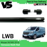 VAMOOSE MULTI AWNING RAIL LWB NISSAN NV300 2016- CAMPER VAN C-TRACK BLACK