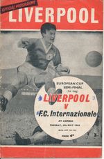 EUROPEAN CUP SEMI FINAL 1965 Liverpool v Inter Milan 