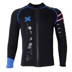 Premium Neoprene Men\\\'s 3mm Wetsuit Jacket Top Long Sleeve