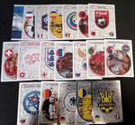 EURO 2016 UEFA PANINI FRANCE Badges-Shiny+ Intro Pick From list
