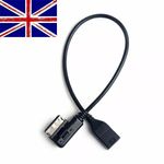 USB AUX Cable Music MDI MMI AMI to USB Female Audio AUX Adapter FITS Audi VW UK.