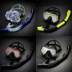 Professional Scuba Diving Snorkel Mask Sets Swimming Underwater Anti Fog Adults