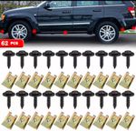 62pcs For BMW Undertray Screw Engine Shield Guard Bolt Mud Flaps Clips Kit 31set
