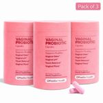 3x URO O Positiv Vaginal Probiotics for Women pH Balance w/ Prebiotics 60 Count