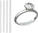 4Pcs Invisible Ring Size Adjuster Silicone Transparent Ring Guard for Loose Ring