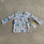 BABY Grey Cotton Jersey Vehicles Graphic Crew Neck Long Sleeve T-Shirt 6-9M