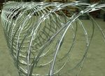 RAZOR WIRE - 450mm x10m "Clipped" Galvanised, 65mm Barbs, Fencing, Barbed Wire