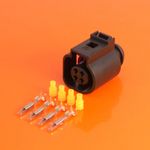 VW VAG 4B0 973 712 4 Pin Female Connector 4B0973712 - G2 G62 Coolant Temp Sensor