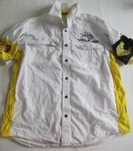 Valentino Rossi Vale 46 Official MotoGP Button Shirt Men's L Daring White Yellow