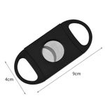 stainless steel cigar cutter Pocket Zigarren double blades smoking cutting acces