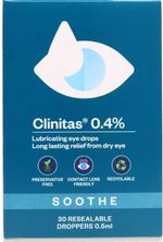Eye Drops - Clinitas Soothe Dry Eye Relief 30 x 0.5 ml Vials for Irritable Eyes