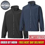 Dickies Mens Softshell Work Jacket Waterproof Windproof Site Coat with Pockets