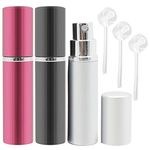 Perfume Atomiser Spray Bottle, 3 Pieces Refillable Refilling Travel Size