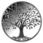 Mirror for Garden 50cm x 50cm Grey X 1