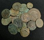 Roman Bronze Coin (Higher Grade/ Fine+) + 100 yr. Old U.S. Penny, Bonus!