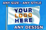 CUSTOM PRINTED PERSONALISED FLAG / BANNER | ANY SIZE | ANY DESIGN | UK SELLER