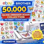 50,000 Machine Embroidery Designs Collection No Subscription Needed