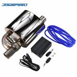 Single Exhaust Muffler Valve Pipe +Wireless Remote Controller 2.5" 63mm Tip On