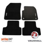 GENUINE OE VAUXHALL GRANDLAND X VELOUR FLOOR CARPET MATS FRONT/REAR - UKCVA029