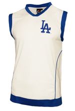 LA Dodgers T Shirt Mens MEDIUM MLB Vest Los Angeles Baseball Jersey