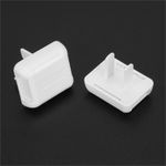 12 Pcs Socket Protective Cover White Anti Electric Shock Plugs Cover For Chil