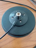 160mm 3/8 Fitting Magmount Base With 3.3mtr Coax/Plug strong Mag.