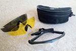 Revision Ballistic Safety Glasses Frame & 3 Lenses