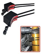F&F 40-45mm 2x Motorcycle Steering Lock Stops Triumph, BMW Race Track Pit Bike
