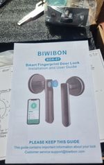 BIWBON BDA-01 Smart Fingerprint Door Lock Bedroom Door Lock (SLIVER)