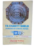 1984 FA Charity Shield EVERTON v LIVERPOOL, 18th Aug