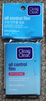 Clean and Clear Oil Control Film Blotting Paper/60 Sheets/Sealed