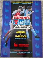 1989 Charity shield Arsenal v Liverpool