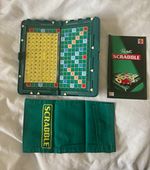 Mattel Pocket Scrabble Travel Size Board Game Complete Set 2003 MPN B1529