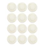 12pcs Miniature Woven Hats Mini Woven Dolls Hats Handcraft Top Hat Photo Props