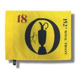 Signed SCHAUFFELE Open 152nd Troon Golf Pin Flag Memorabilia - COA & Photo Proof
