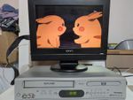 Technika Nicam DVR100 VHS DVD Combi combo Player Silver both VHS & DVD Working