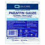 Paraffin Gauze 10cm x10cm Packs -10 Dressings Sterile First Aid Wound Burn Scold