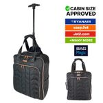 EasyJet 45x36x20cm Carry on Holdall on Wheels, 32L Cabin Approved Luggage Bag