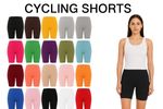 LADIES WOMEN'S CYCLING SHORTS DANCING BIKER LEGGINGS ACTIVE CASUAL SUMMER 4-26
