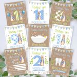 Baby Milestone Cards Peter Rabbit UK Made Baby Shower Gift Keepsakes