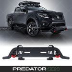 MATTE BLACK 4X4 NUDGE BULL BAR BUMPER GUARD FOR NISSAN NAVARA D23 NP300 15-21
