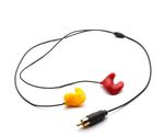 ZeroNoise Circuit Ear Plug Speaker Kit - Single RCA, Semi-Custom Long Plugs