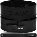 AQF Leather Weight Lifting Belt 4” Lever Buckle Powerlifting Deadlift Squat Gym