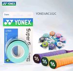 6pk Yonex AC102C Super Grap Overgrip Racket Grip Badminton Tennis Tacky Grips