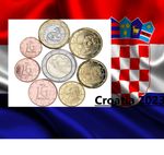 CROATIA 8x coins 2023 set 1 cent - 2 Euro * EU Hrvatska Tesla Marten HR UNC