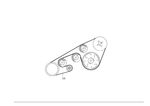 Mercedes-Benz Genuine V-Belt Fits A-Class Vaneo W168 414 A 160 CDI A014997149264