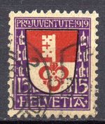 Switzerland 151 Ex Pro Juventute 1919, Stamped