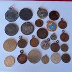 JOB LOT OF ANTIQUE/VINTAGE COMMEMORATE' TOKENS....IDEAL RESELL