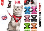 Adjustable Cat Harness and Lead Set – Escape-Proof Vest Leash for Cats, Kittens