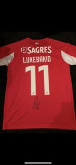Lukebakio Signed Benfica Shirt With COA Belgium